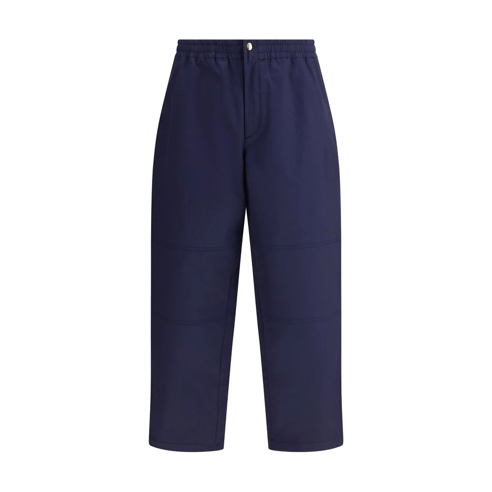 Moncler Uomo Blu Pantaloni, L, New,