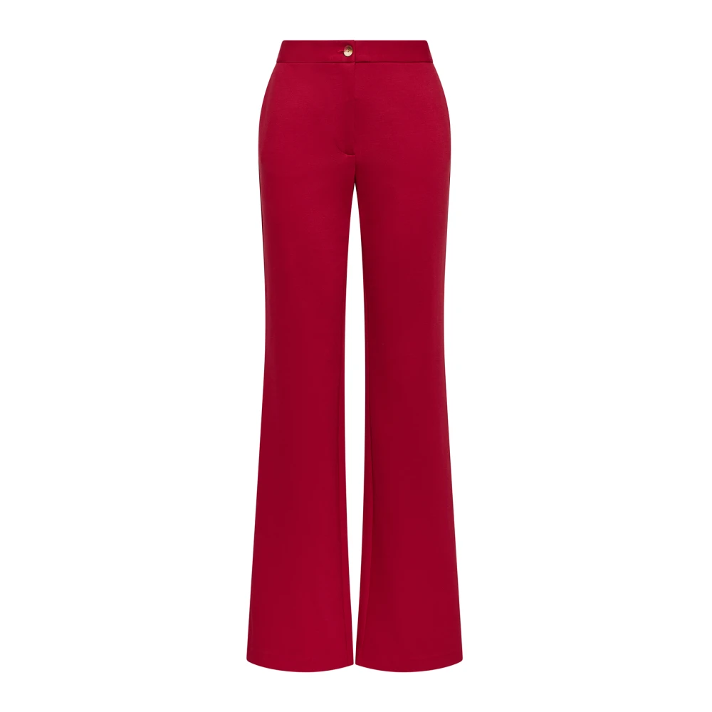 Maliparmi Comfy Jersey Broek Red Dames