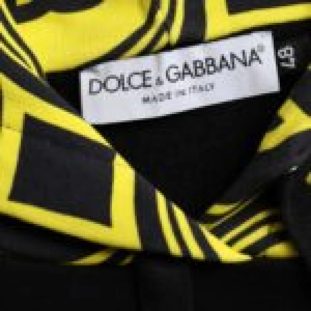 Dolce & Gabbana Zwart Logo Hoodie van Katoen Black Heren
