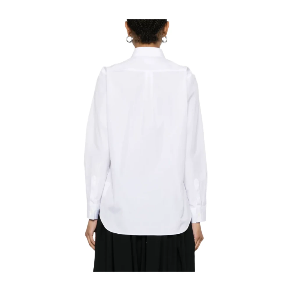 Comme des Garçons Katoenen overhemd met strak ontwerp White Dames