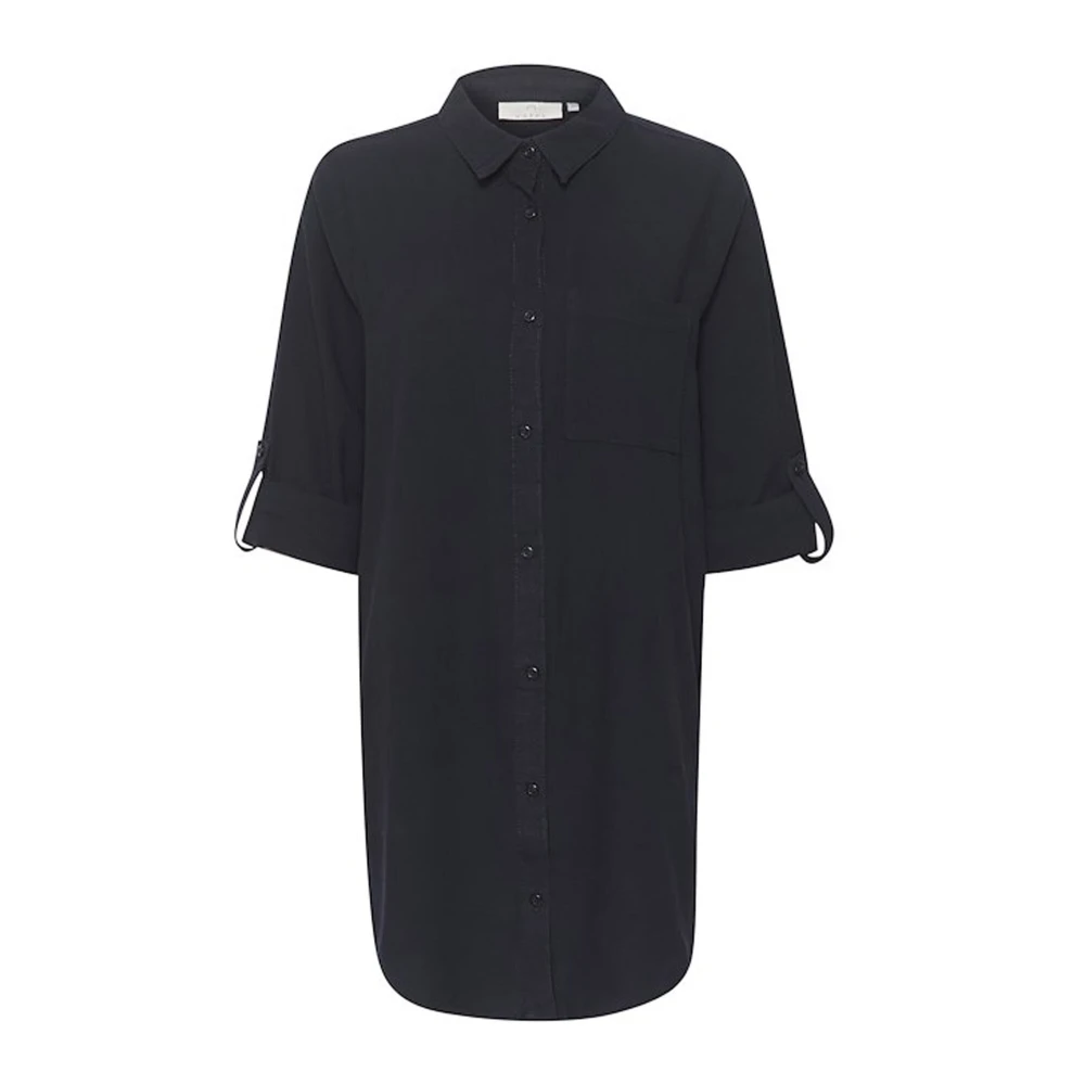 Kaffe Donna Blu Abito A Camicia Da Naya - Immagine 2