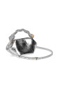 mini-sac-a-main-en-cuir-argent-avec-poignee-tressee