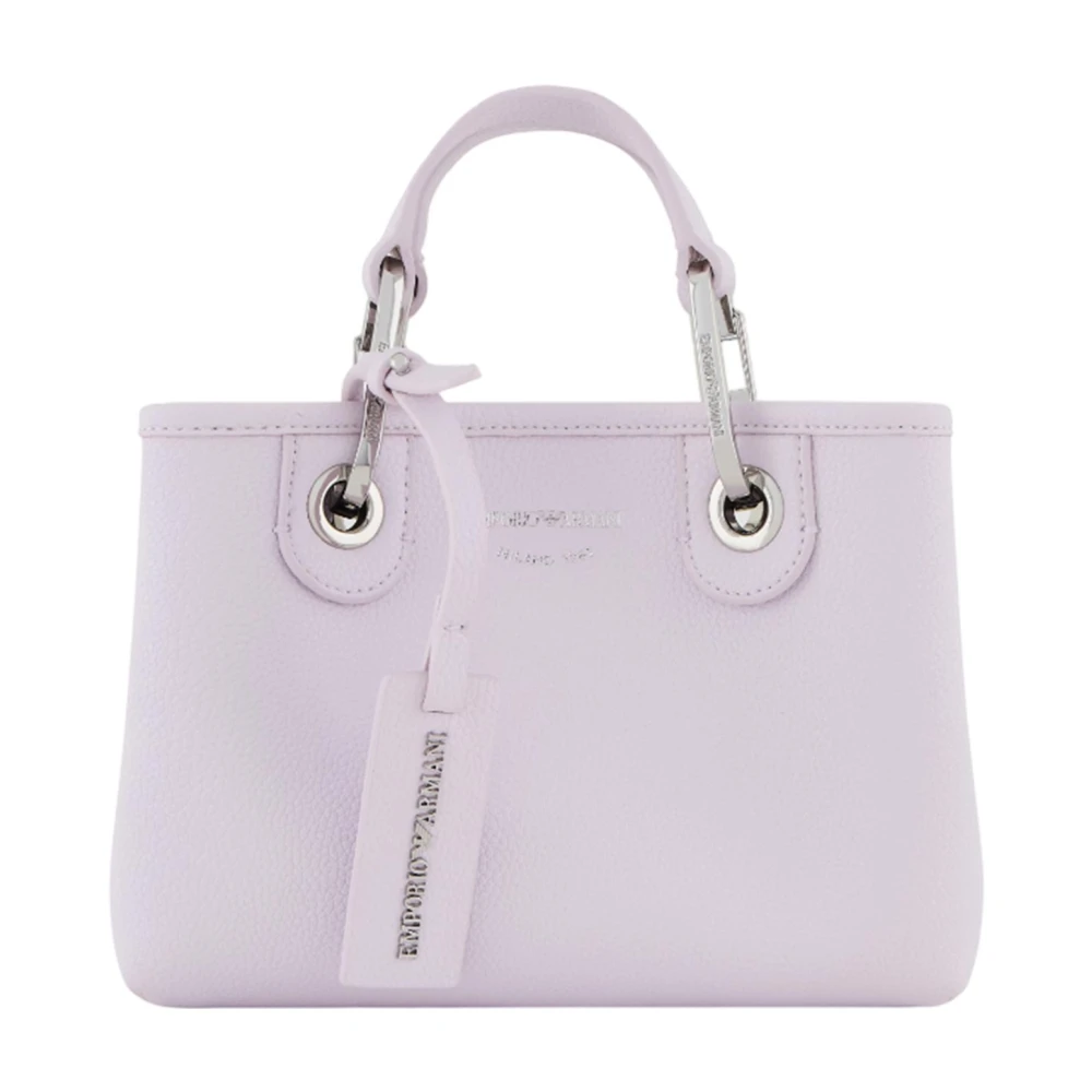 Emporio Armani Women's Purple Stylish Bags With Logo Print - Handbags - One Size - Bags