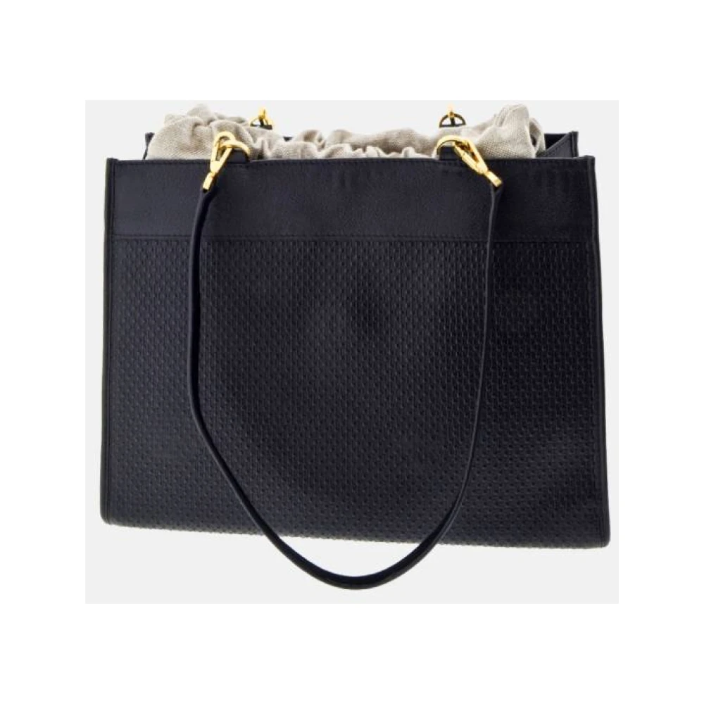 Carolina Herrera Luxe Shoppingtas met Initialen Insignia Black Dames
