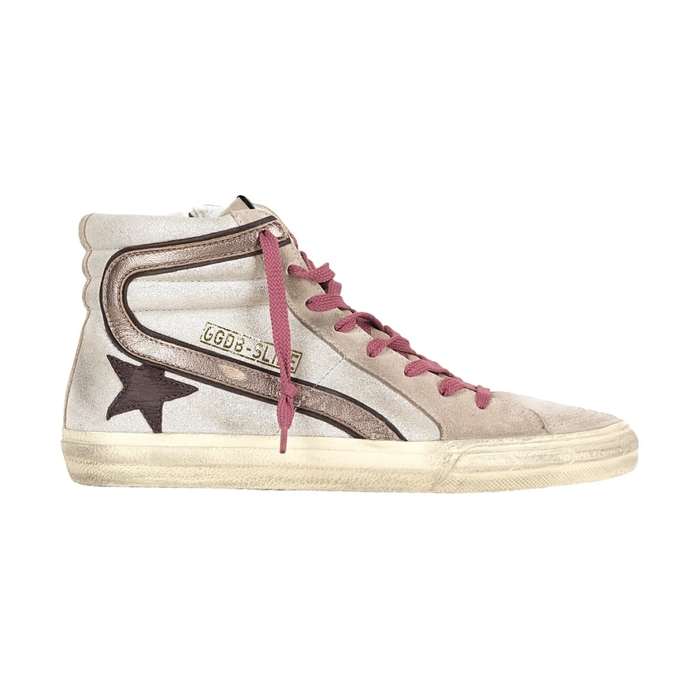 Golden Goose Slide High-top Sneakers Dames Schoenen Beige