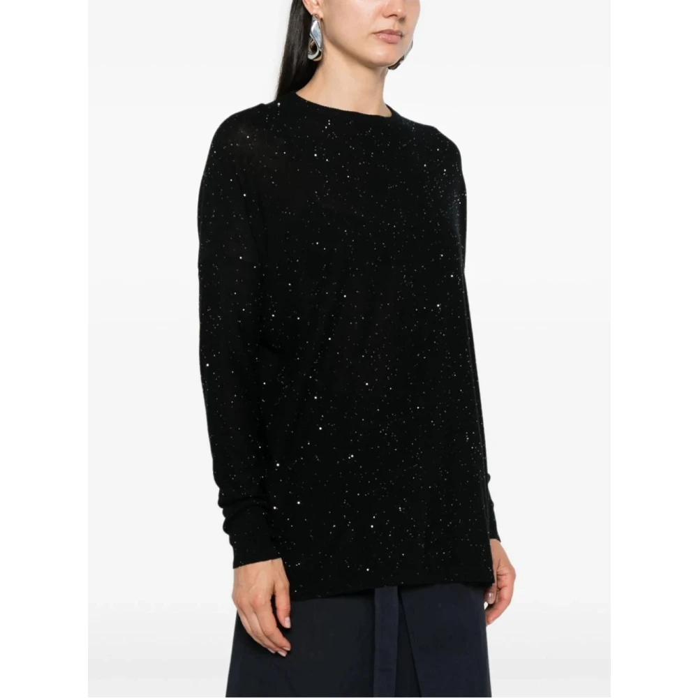 Fabiana Filippi Stijlvolle Dames Gebreide Collectie Black Dames