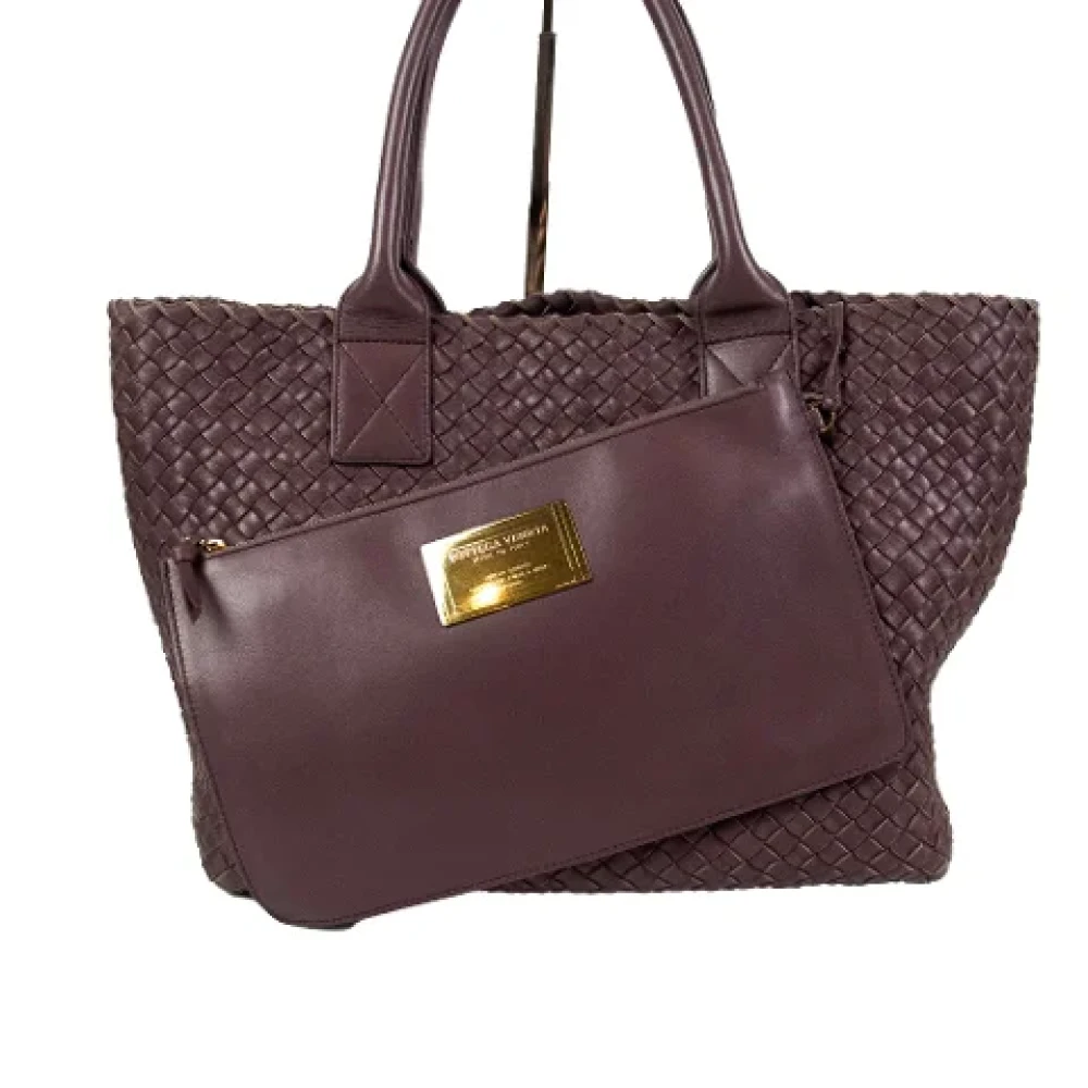 Bottega Veneta Vintage Pre-owned Leather totes Brown Dames