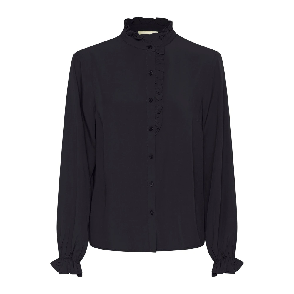 Cream Black Shirts, Female, L, Shirts