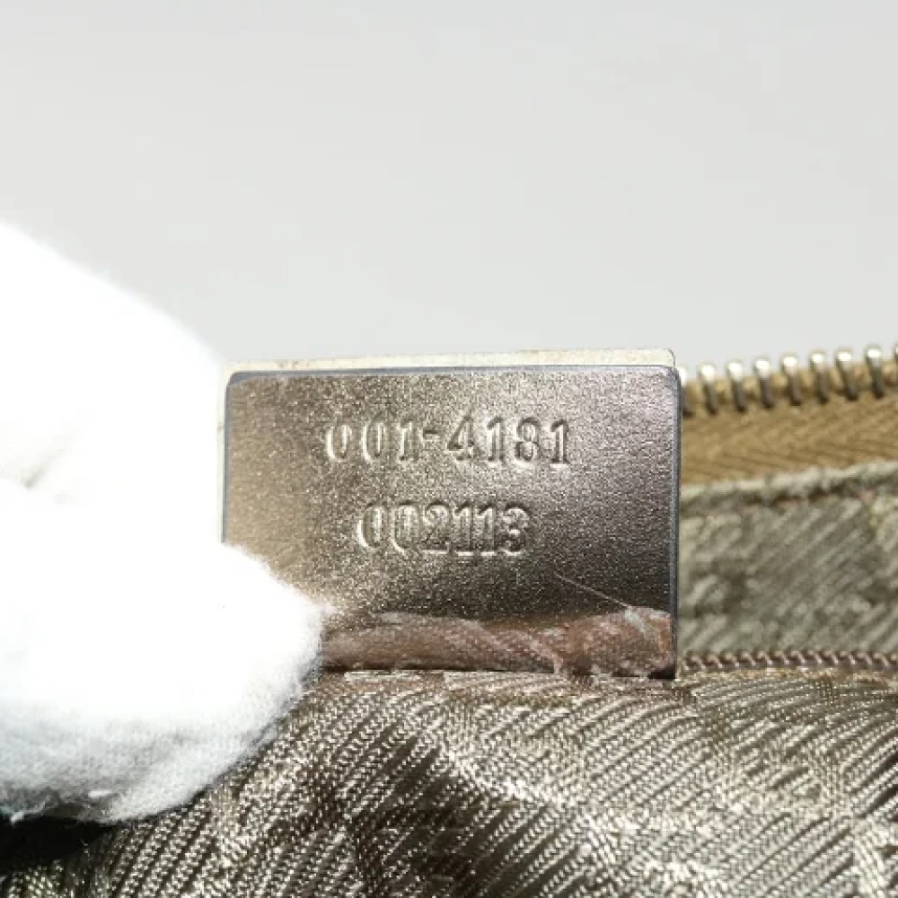 Gucci Vintage Pre-owned Canvas gucci-bags Yellow Dames