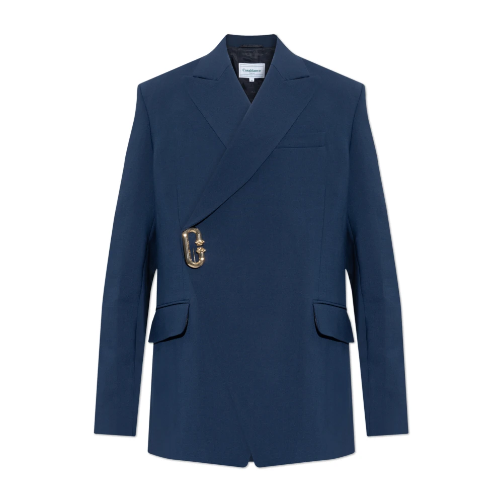 Casablanca Wollen jas Blue Heren