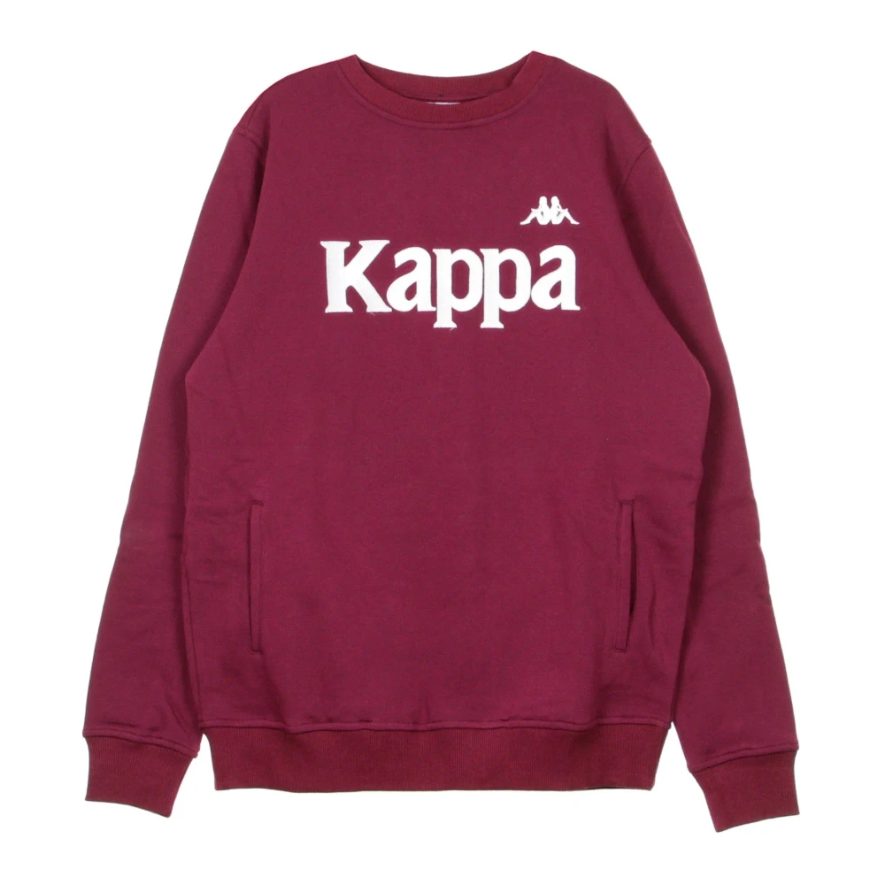 Kappa Stijlvolle Crewneck Sweatshirt in Violet Grijs Purple Heren