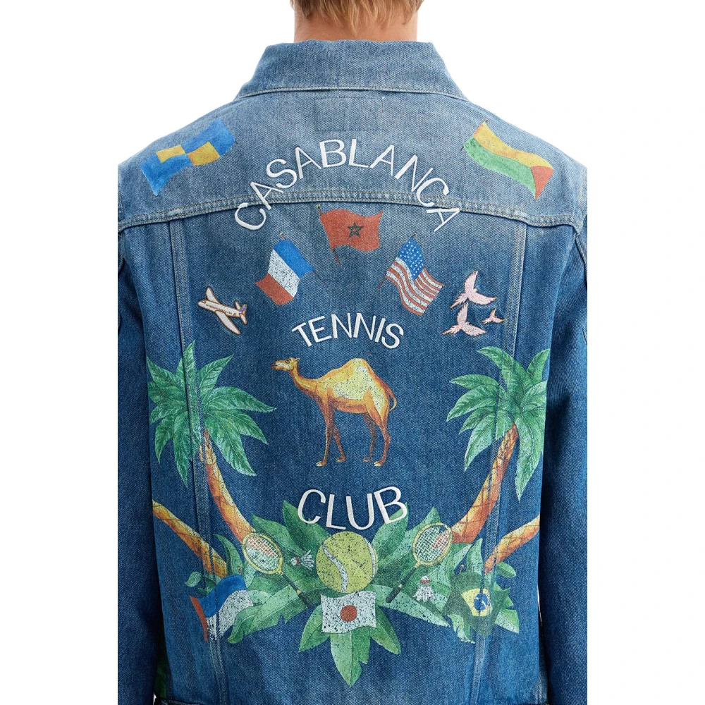 Casablanca Denim Tennis Club Jack Blue Heren