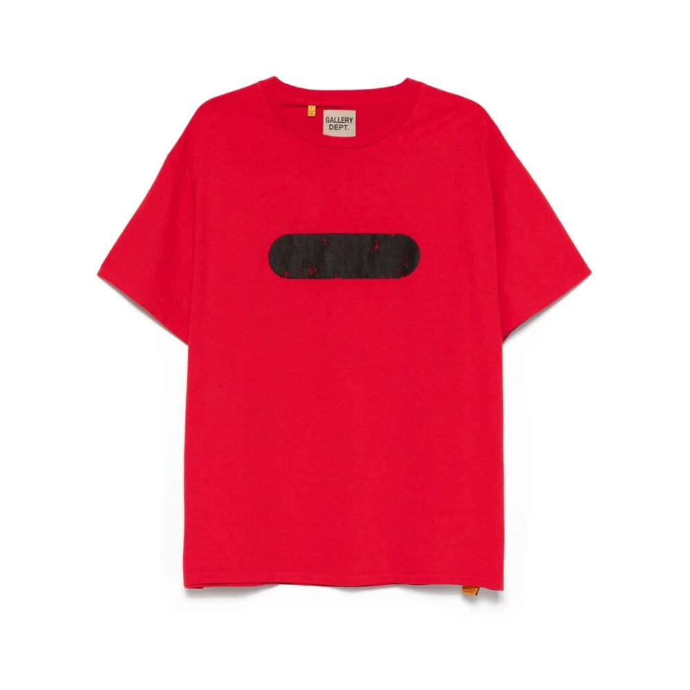 Gallery Dept. Grafische Print Rode T-shirt Red Heren