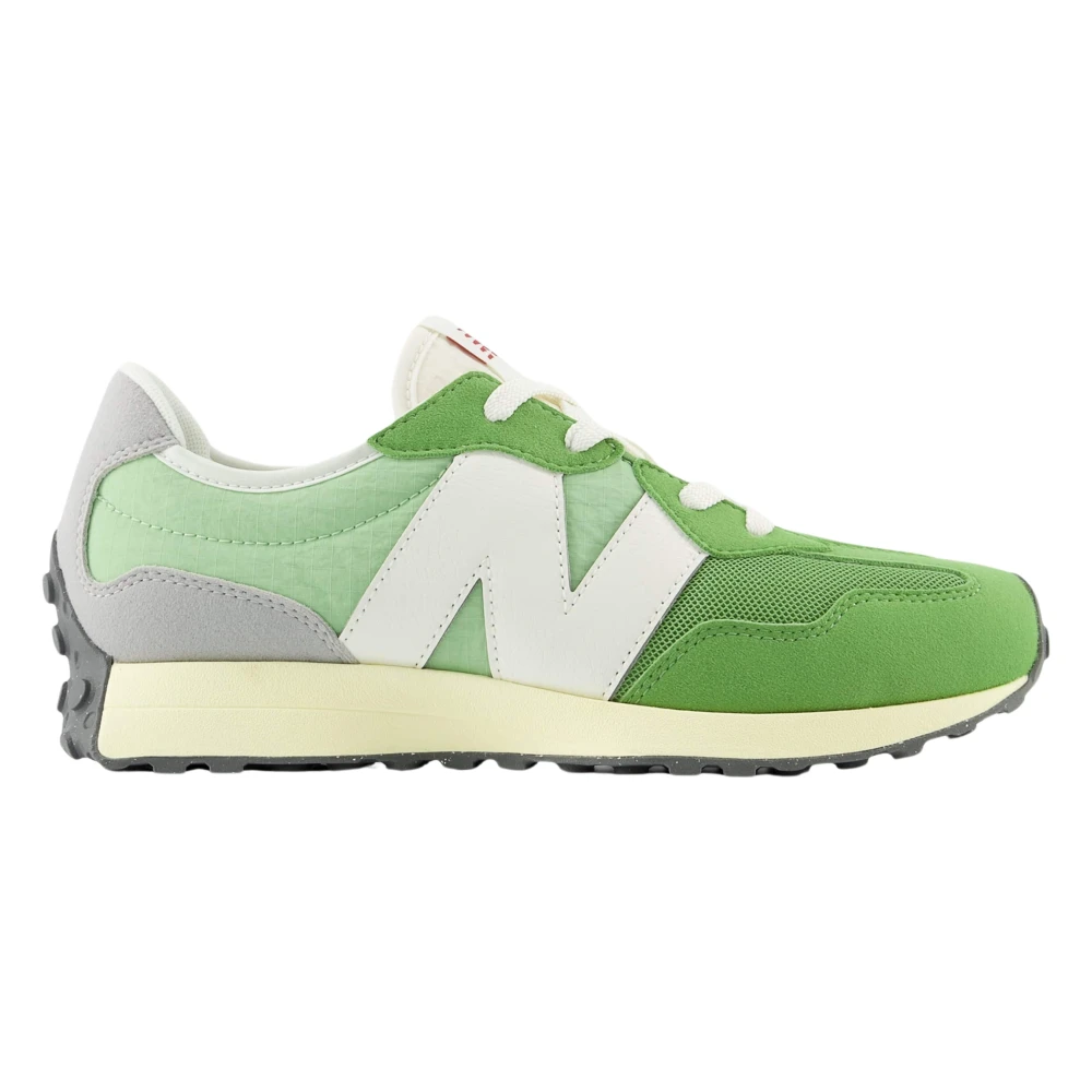New Balance Unisex Kids Green 327 Trainers With Fang Design - Kids Sneakers - 37 Eu - Kids