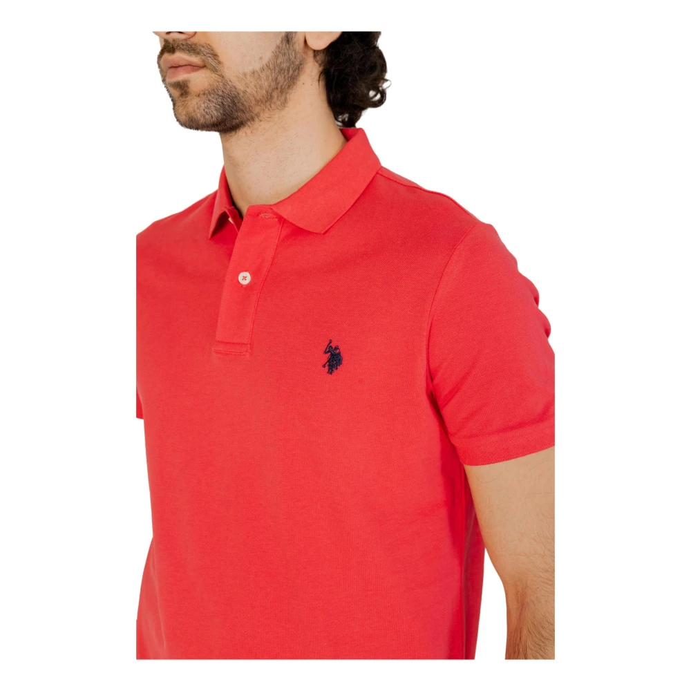 U.s. Polo Assn. Polo Shirts Red Heren