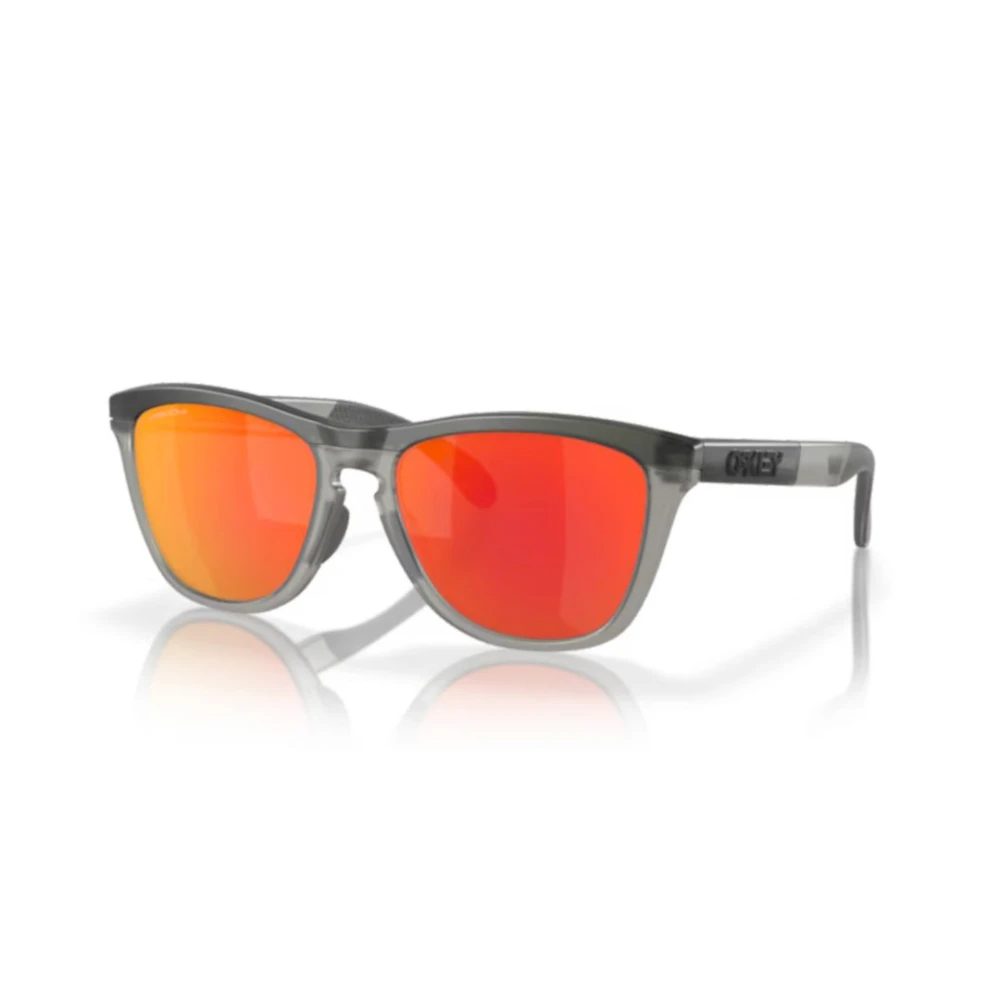 Oakley Unisex Gray Sporty Sunglasses For Outdoor Activities - Sunglasses - 55 Mm - Accessories