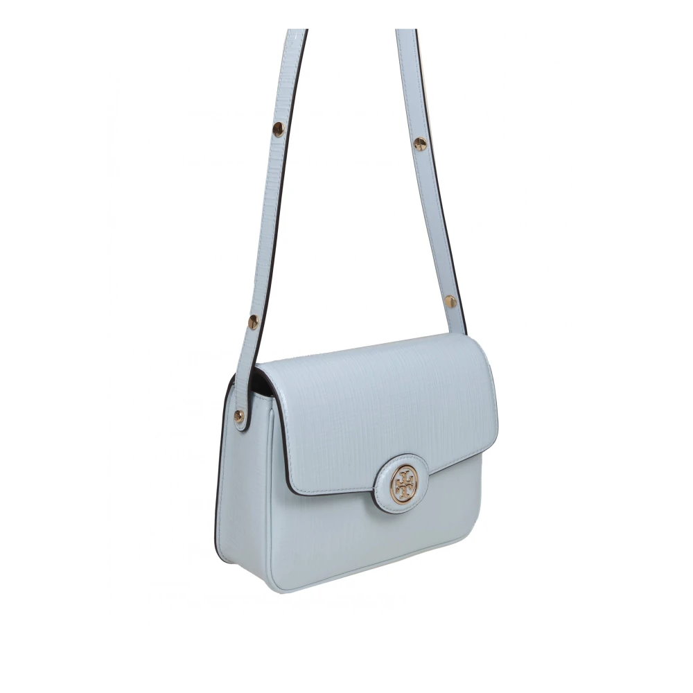 TORY BURCH Blauwe Patentleren Schoudertas Blue Dames