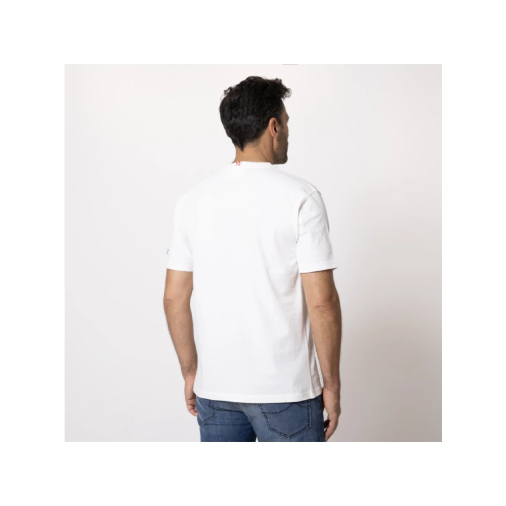 MC2 Saint Barth Witte Tequila Summer T-shirt White Heren