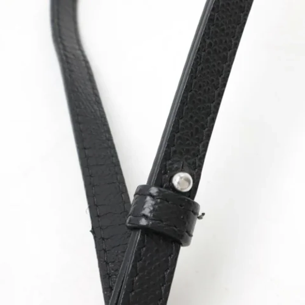 Celine Vintage Pre-owned Leather celine-bags Black Dames
