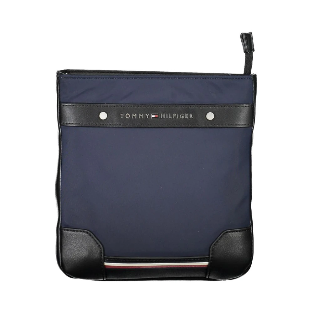 Tommy Hilfiger Men's Blue Shoulder Bag With Zip