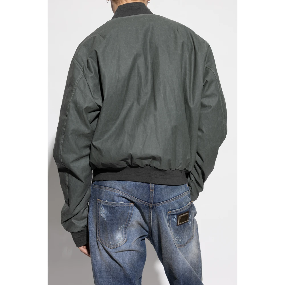 Dolce & Gabbana Linnen jas Green Heren