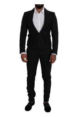 Elegant svart Martini-kostym