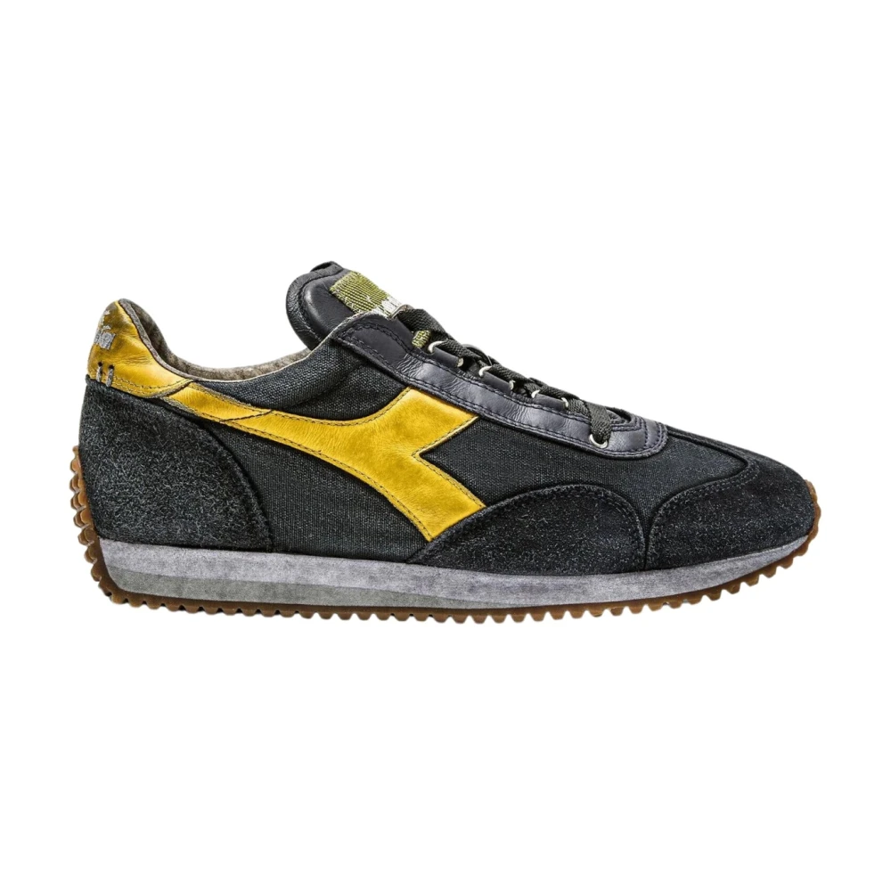 Diadora Stone Wash Evo Gender Neutrale Schoen Heren Schoenen Zwart