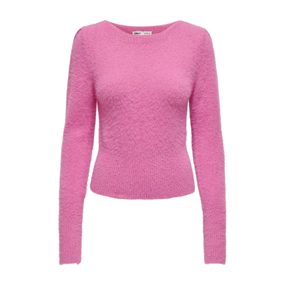 Only Lange mouwen dames T-shirt in Super Pink Dames