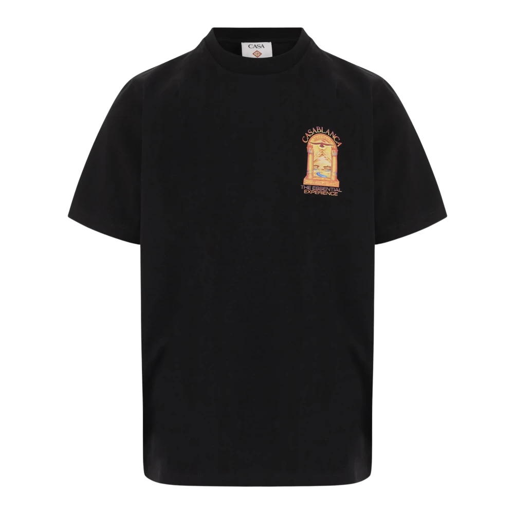 Casablanca T-Shirts And Polos - Male - T-Shirts - Black - L - Tops