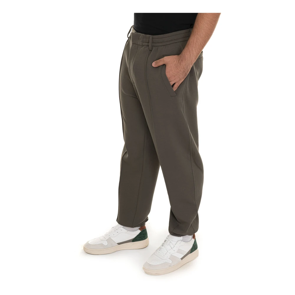 Emporio Armani Slim Fit Casual Broek Green Heren