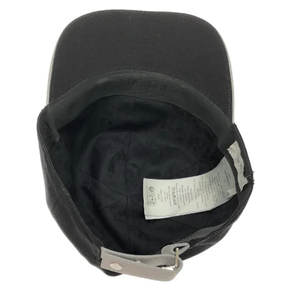 Dior Vintage Pre-owned Cotton hats Black Dames