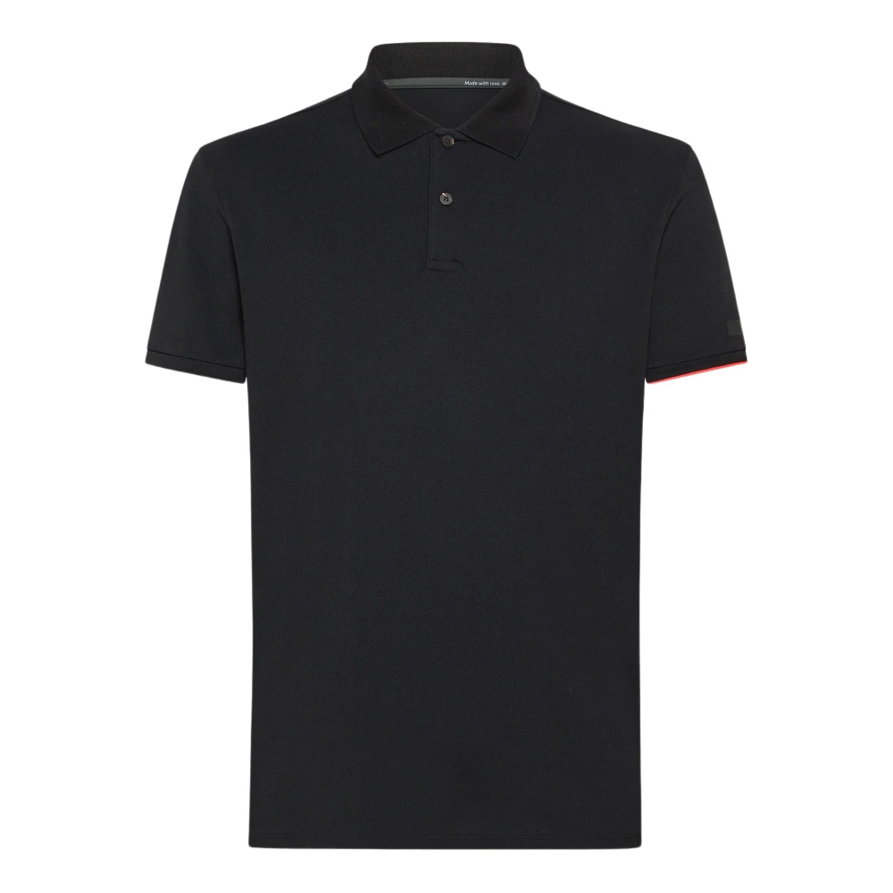 RRD Zwart Polo Shirt Elastisch Macro Black Heren