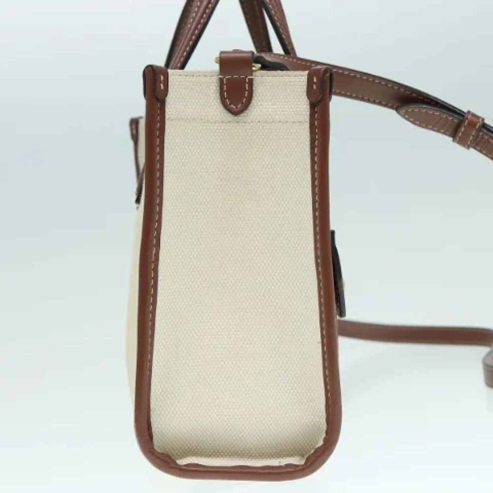 Burberry Vintage Pre-owned Canvas totes Beige Dames