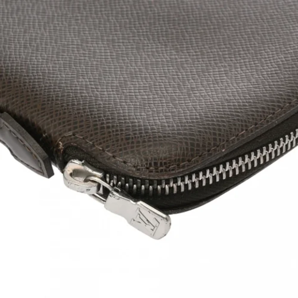 Louis Vuitton Vintage Pre-owned Leather clutches Brown Dames