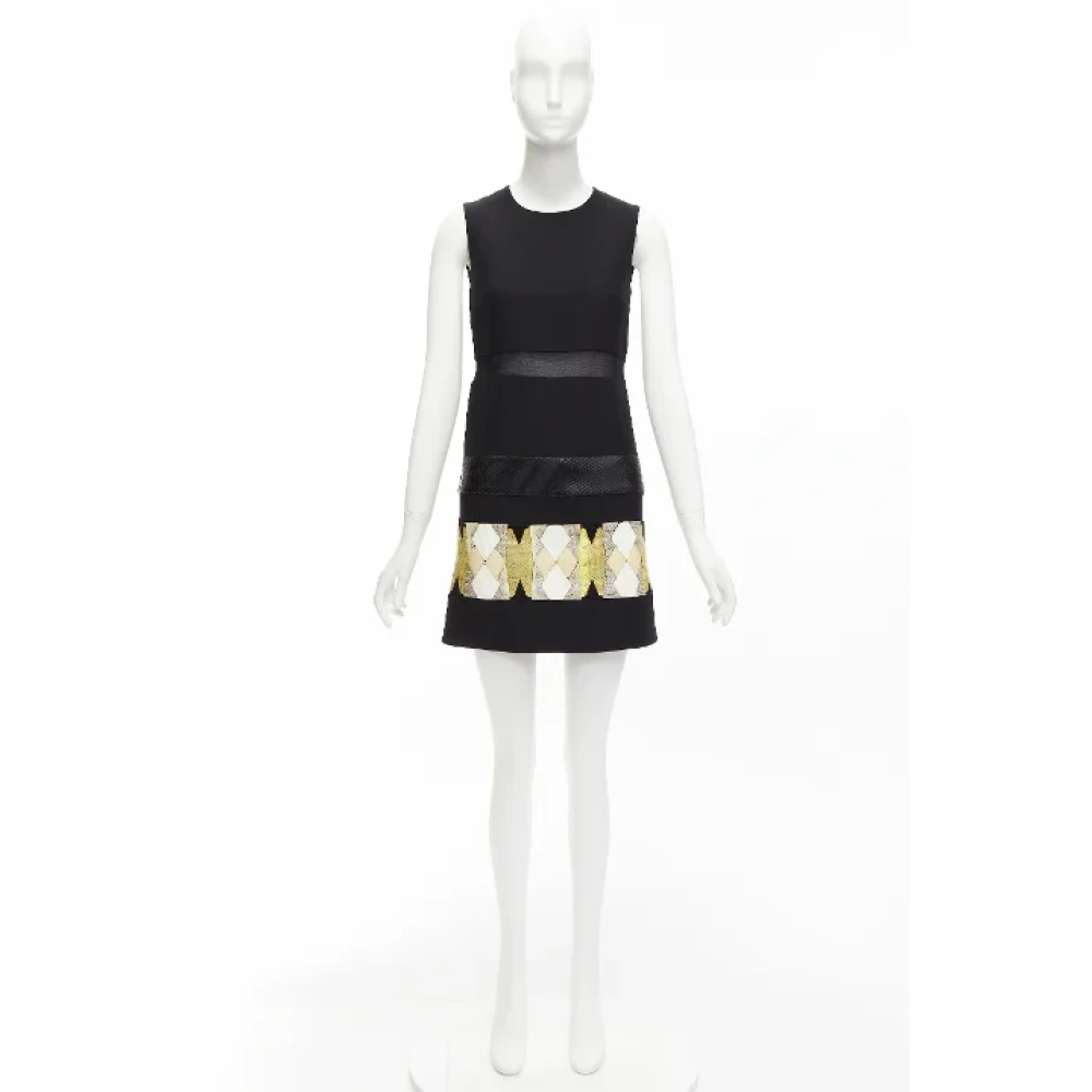 Versace Pre-owned Fabric dresses Black Dames