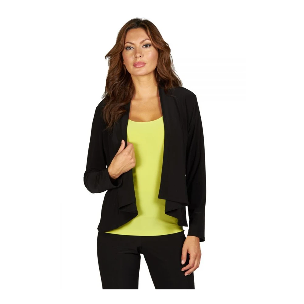 Frank Lyman Gedrapeerd Zwart Vest Black Dames