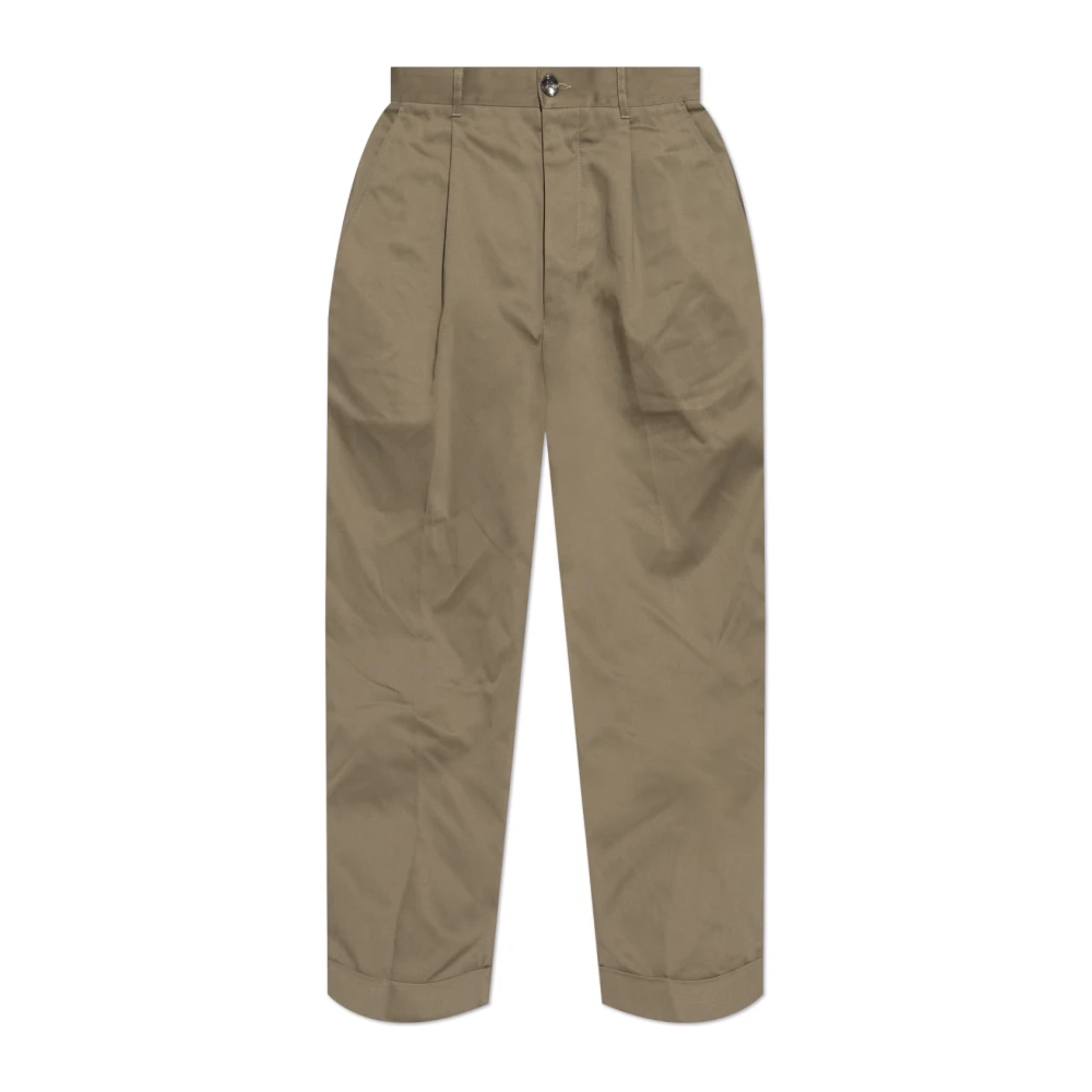 Ami Paris Broek met logo Green Heren