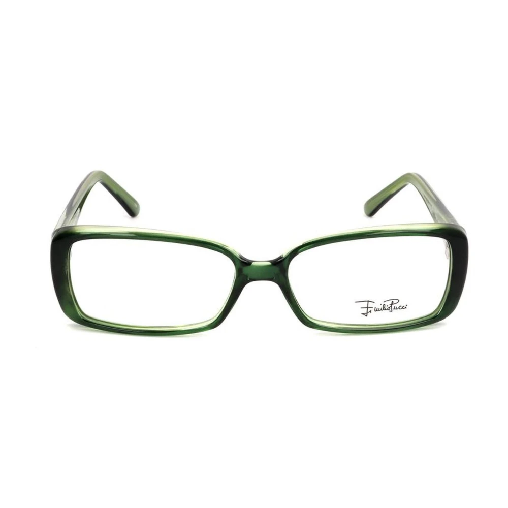 EMILIO PUCCI Groene Kunststof Montuur Bril Green Dames