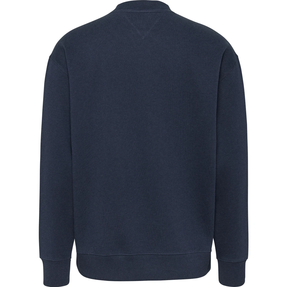 Tommy Jeans Blauwe Sweater met Vlagembleem Blue Heren