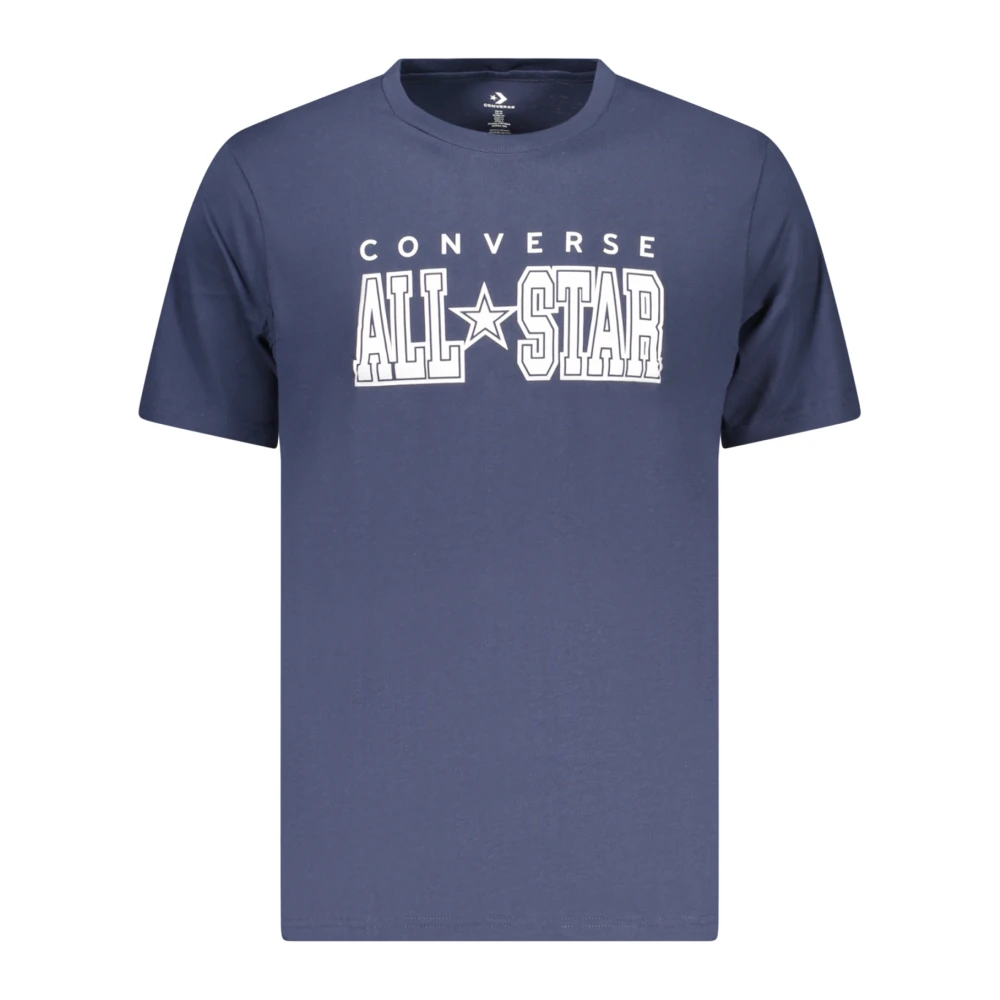 Converse Men's Blue Short-Sleeved T-Shirt - T-Shirts - M - Tops