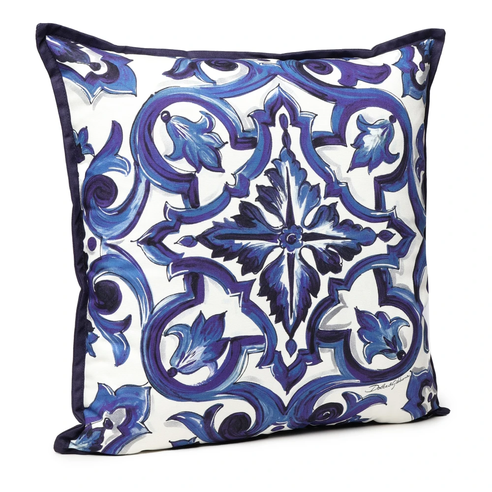 Dolce & Gabbana Archief Sjaal Print Verwijderbare Hoes Accessoires Blue Unisex