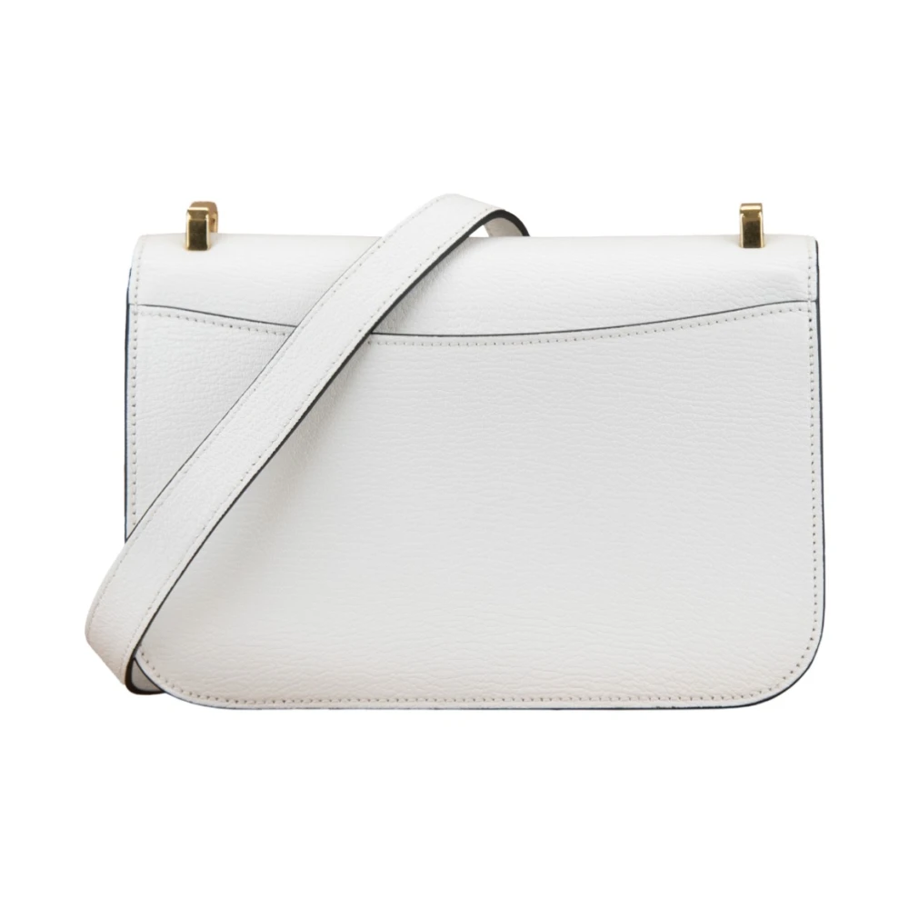Miu Leren Dames Schoudertas Snap Sluiting White Dames