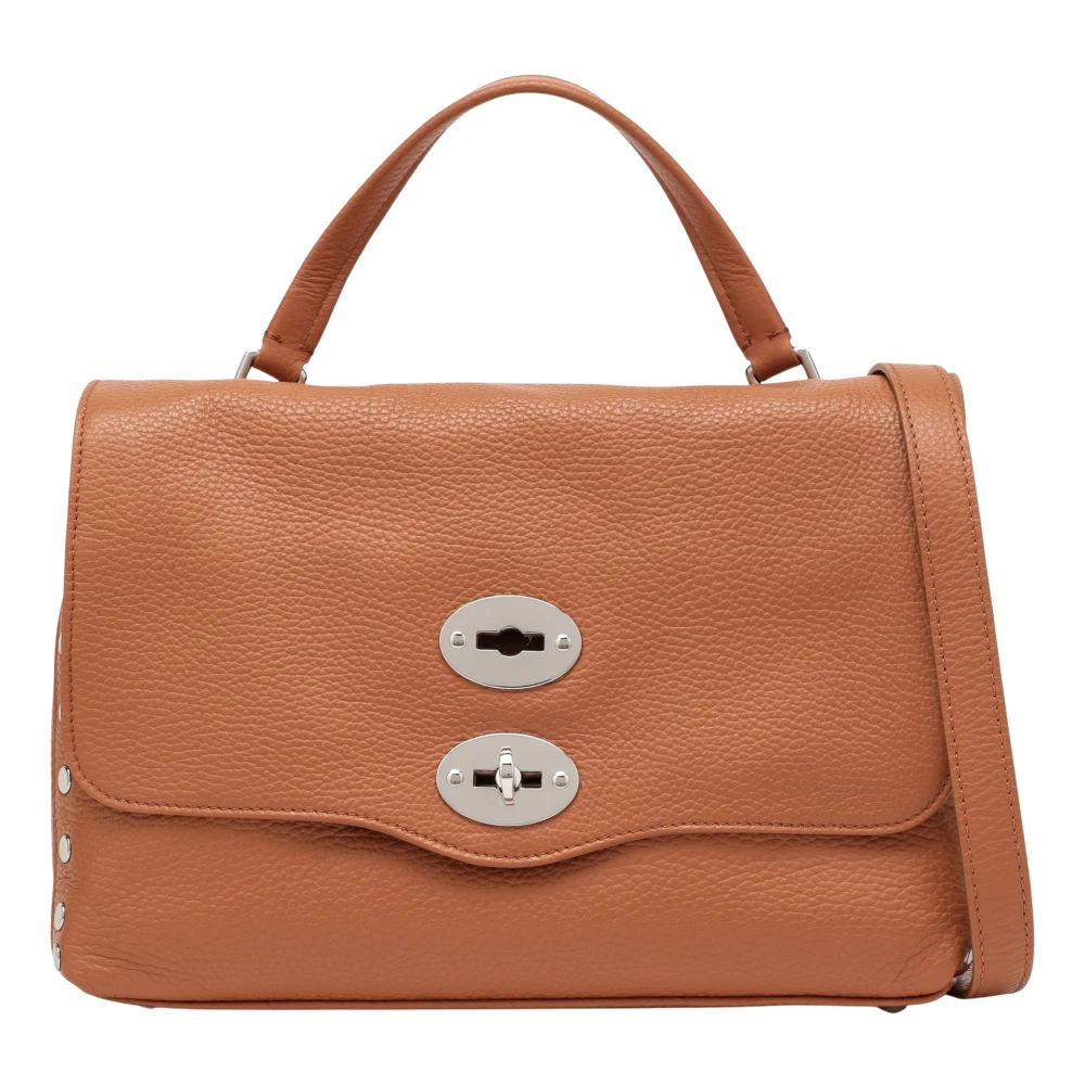 Zanellato Kleine Dagelijkse Handtas Postina Stijl Brown Dames