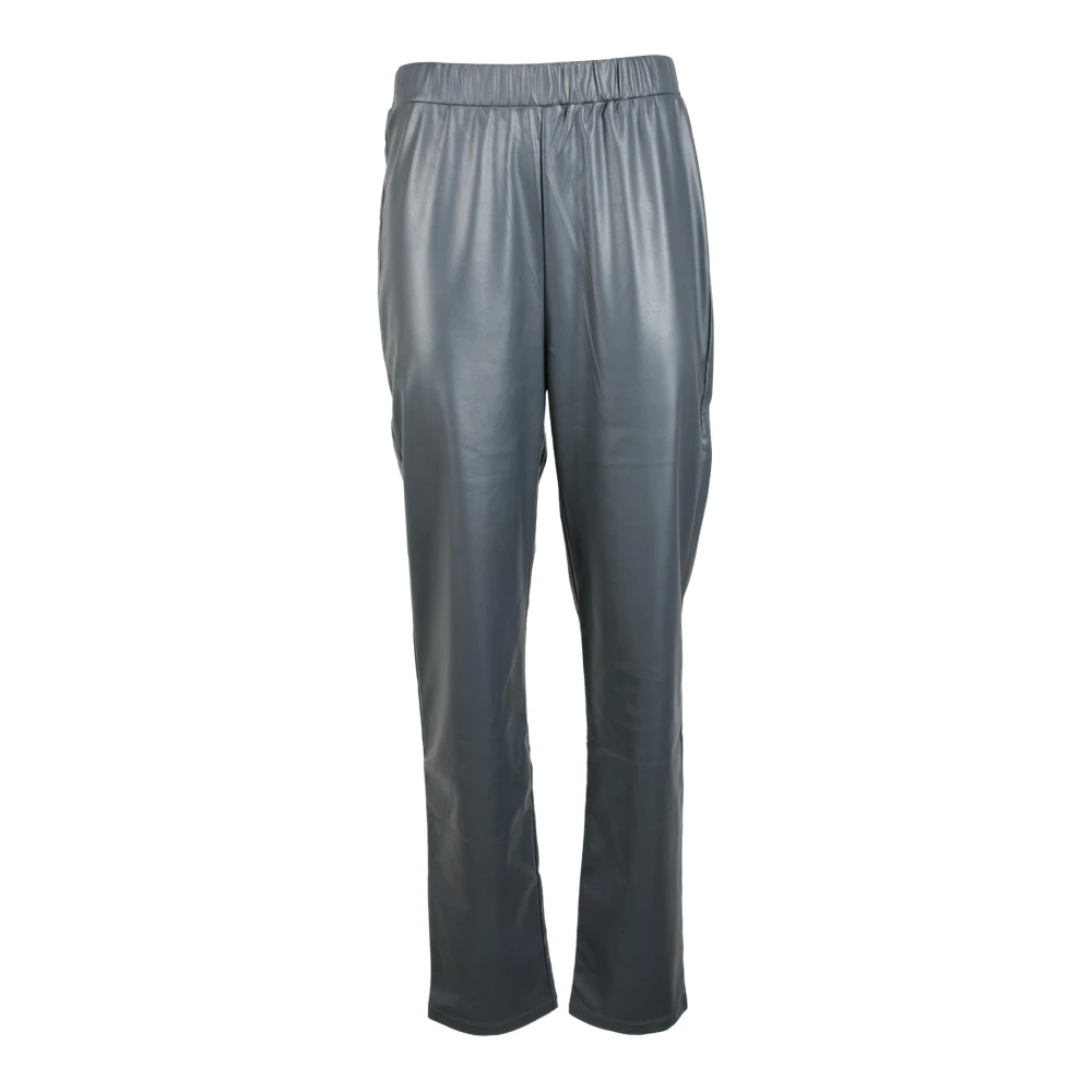 Max Mara Vrijetijdspolyesterbroek Gray Dames