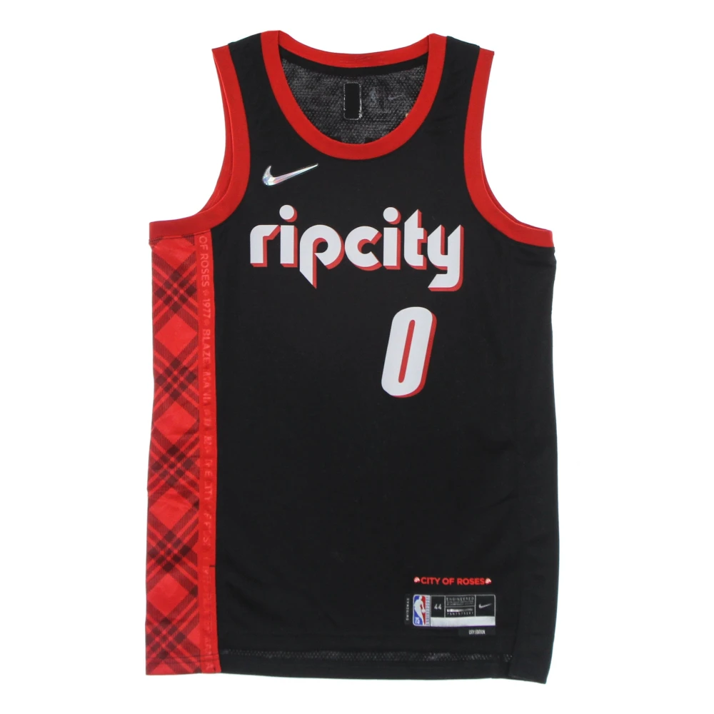 Nike Portland Trail Blazers Basketball Tank Top Black Heren