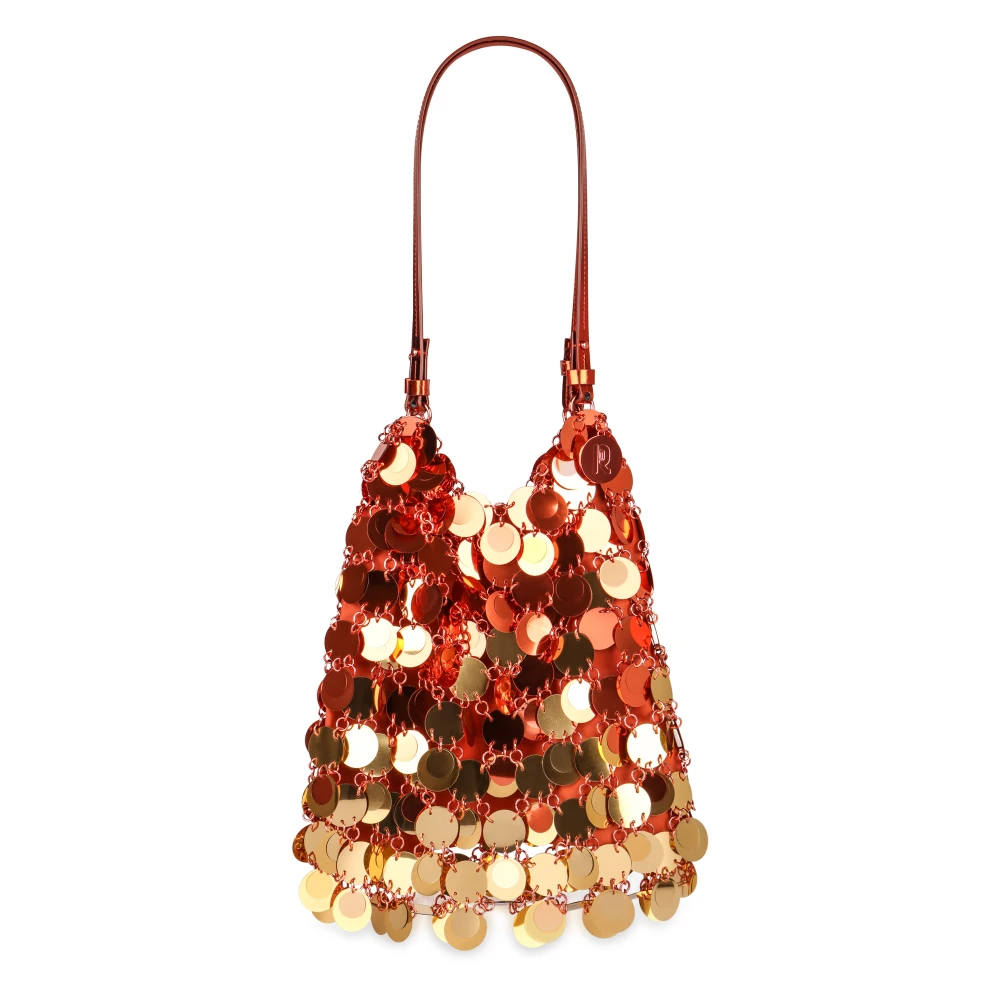 Paco Rabanne Pailletten Tote Tas Multicolor Dames