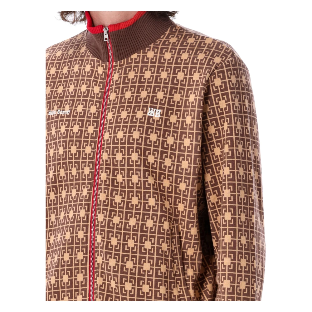 Wales Bonner Oranje Bruin Gebreide Kleding Power Track Top Brown Heren