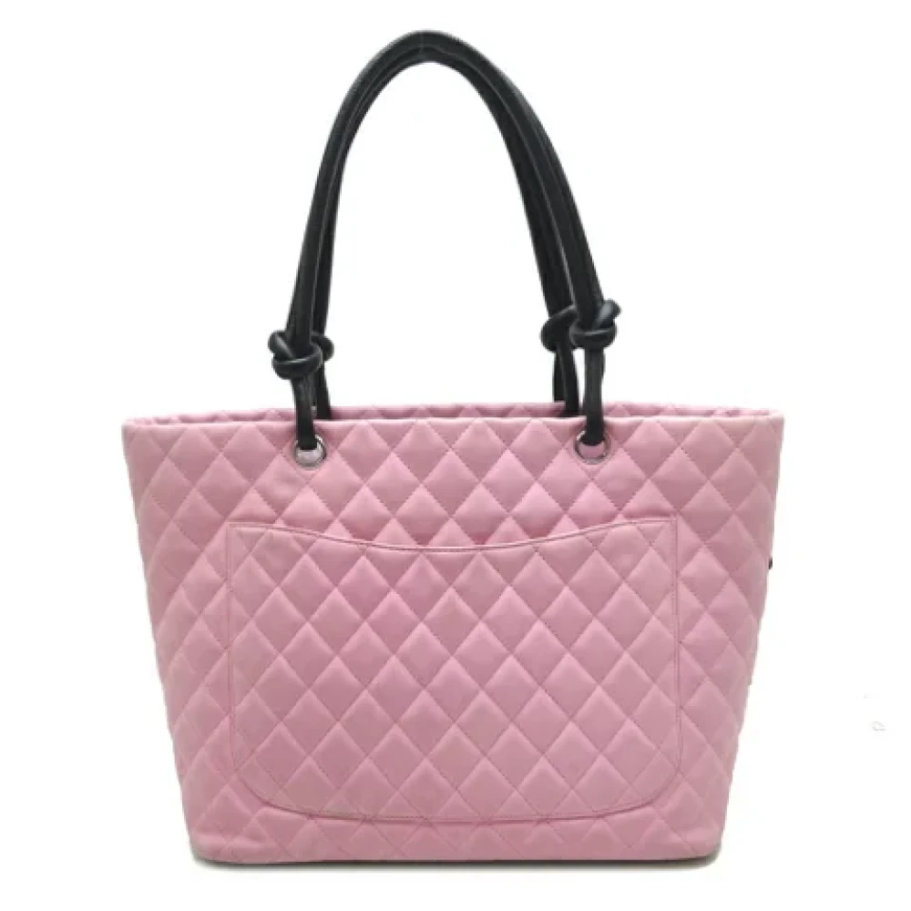 Chanel Vintage Pre-owned Leather chanel-bags Pink Dames
