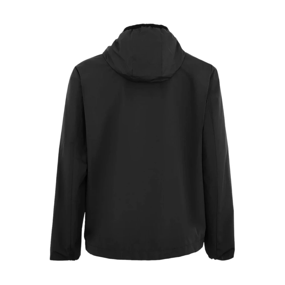 Suns Zwarte Jas met Mesh Voering Black Heren