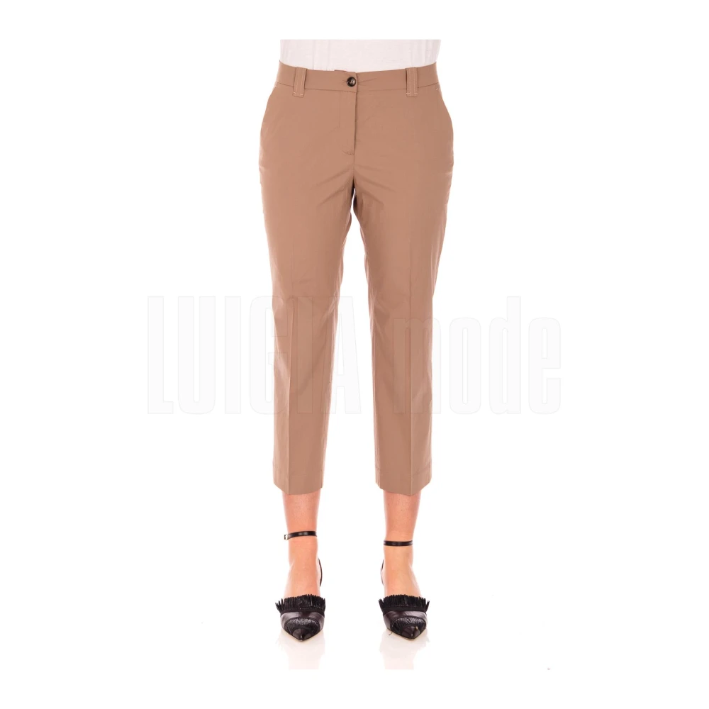 Via Masini 80 Stijlvolle Herenbroek Beige Dames